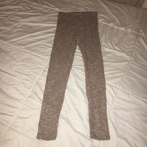 Cozy knit leggings